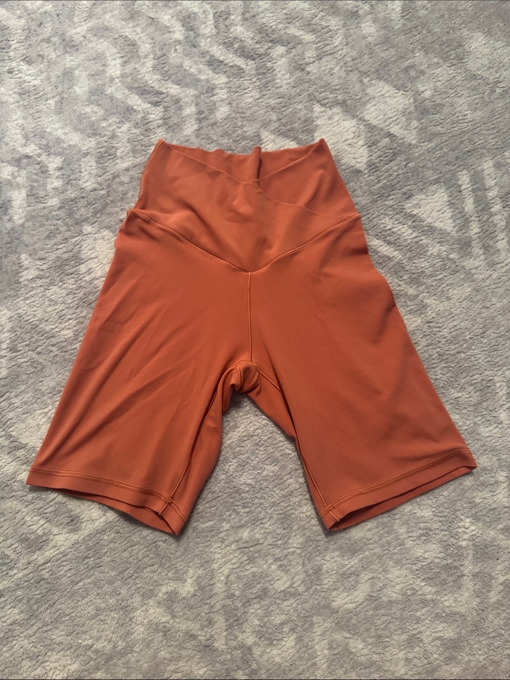 Aerie Offline High-Rise Rust Orange Bike Shorts - Size Small